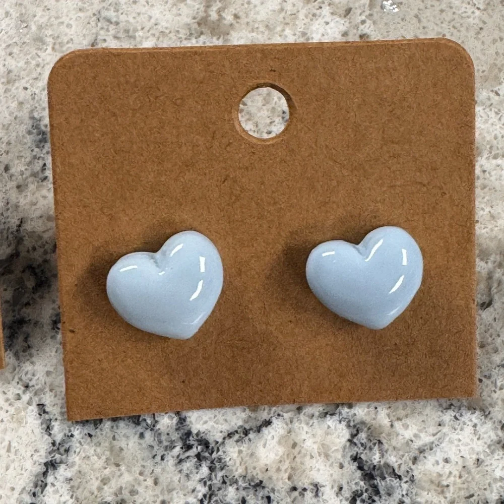 (9) Valentine Heart Earrings Set
